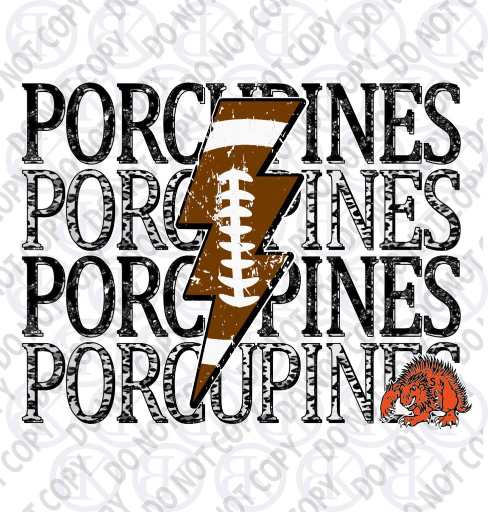 SP1057 - PORCUPINE REPEAT Sports - TRANSFER ONLY