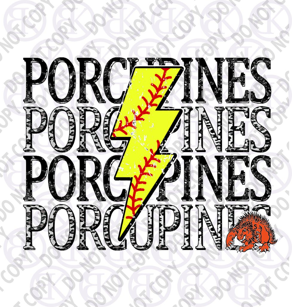 SP1057 - PORCUPINE REPEAT Sports - TRANSFER ONLY