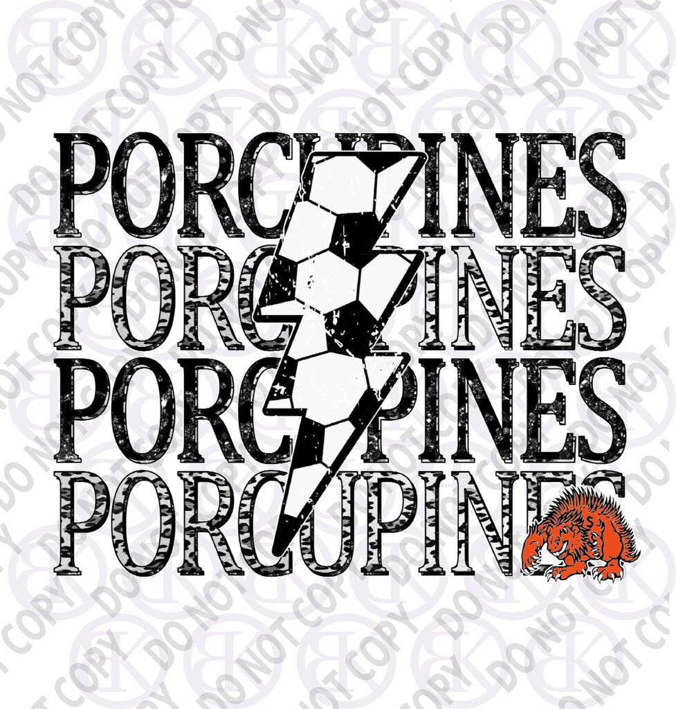 SP1057 - PORCUPINE REPEAT Sports - TRANSFER ONLY