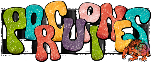 SP1054 - Colorful PORCUPINES Checkered TRANSFER ONLY