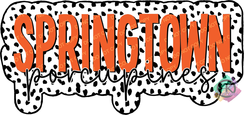 SP1075 - SPRINGTOWN PORCUPINES ON SPOTS