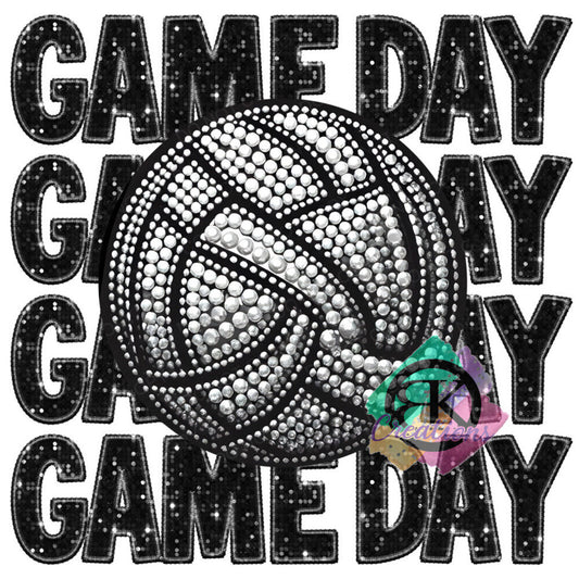 A1003-6 - Faux Rhinestone - Gameday