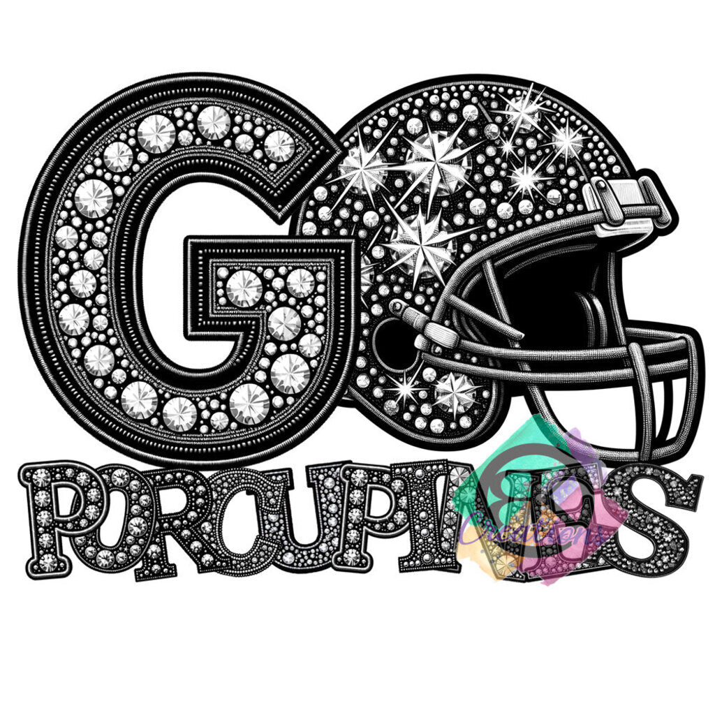 SP1140 - Faux Rhinestone Go PORCUPINES