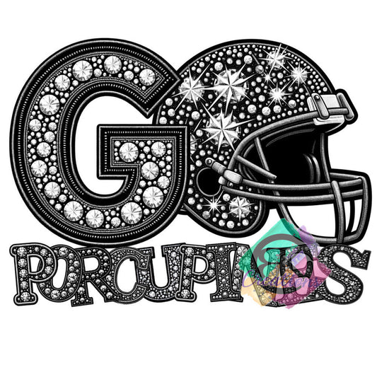 SP1140 - Faux Rhinestone Go PORCUPINES