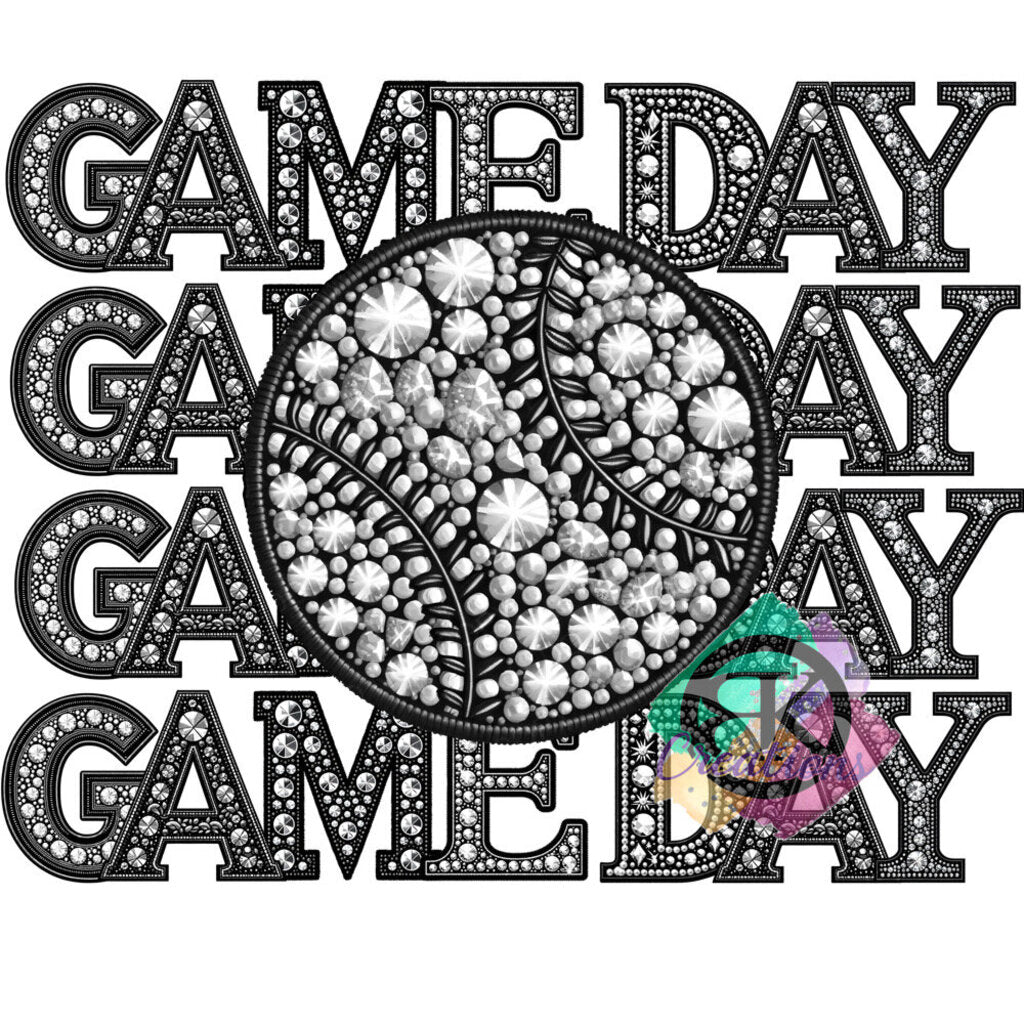 A1003-6 - Faux Rhinestone - Gameday