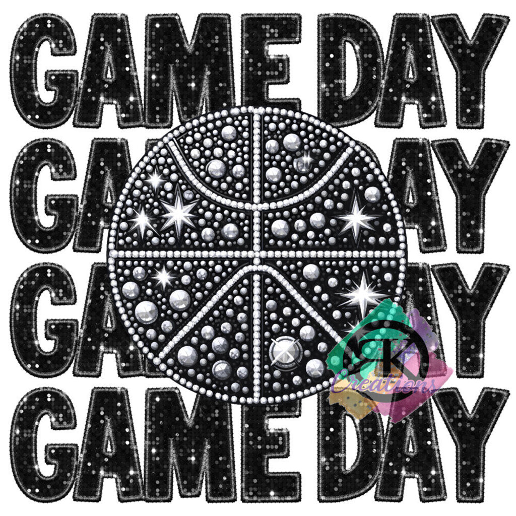 A1003-6 - Faux Rhinestone - Gameday