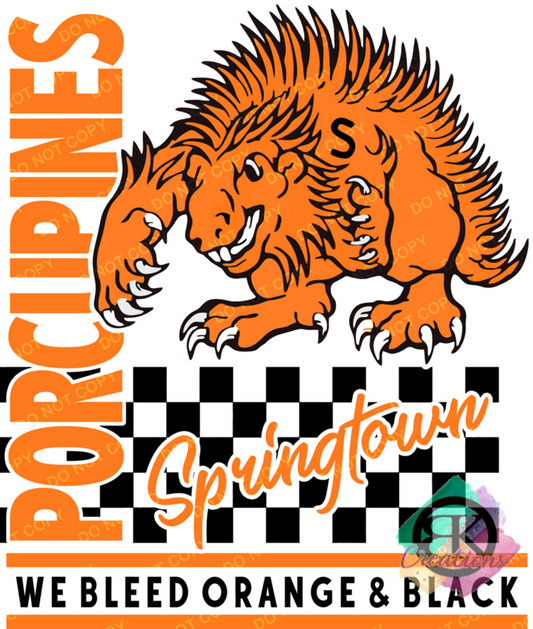 SP1135 - Porcupine - We Bleed Orange and Black - 1