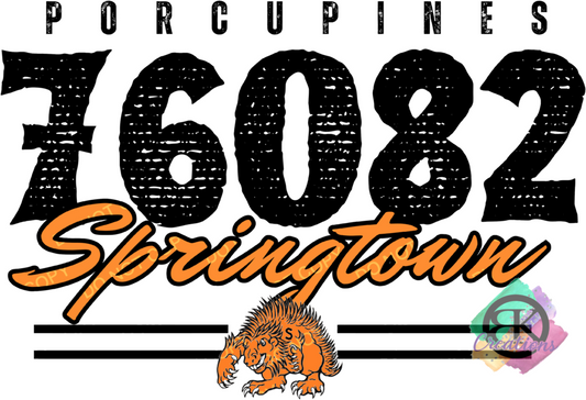 SP1083 - Springtown Porcupines 76082 with Porcupine