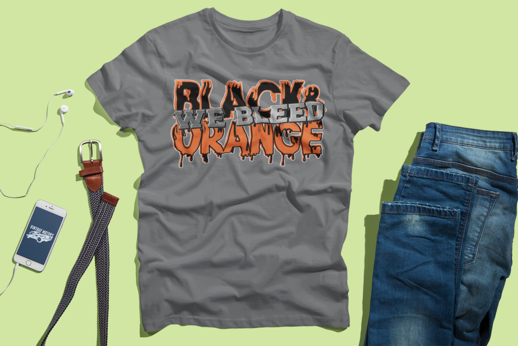 SP1165 - We Bleed Black and Orange