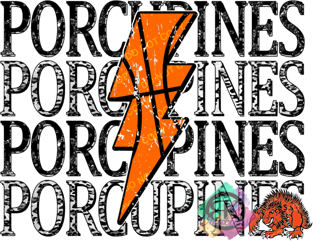 SP1057 - PORCUPINE REPEAT Sports - TRANSFER ONLY