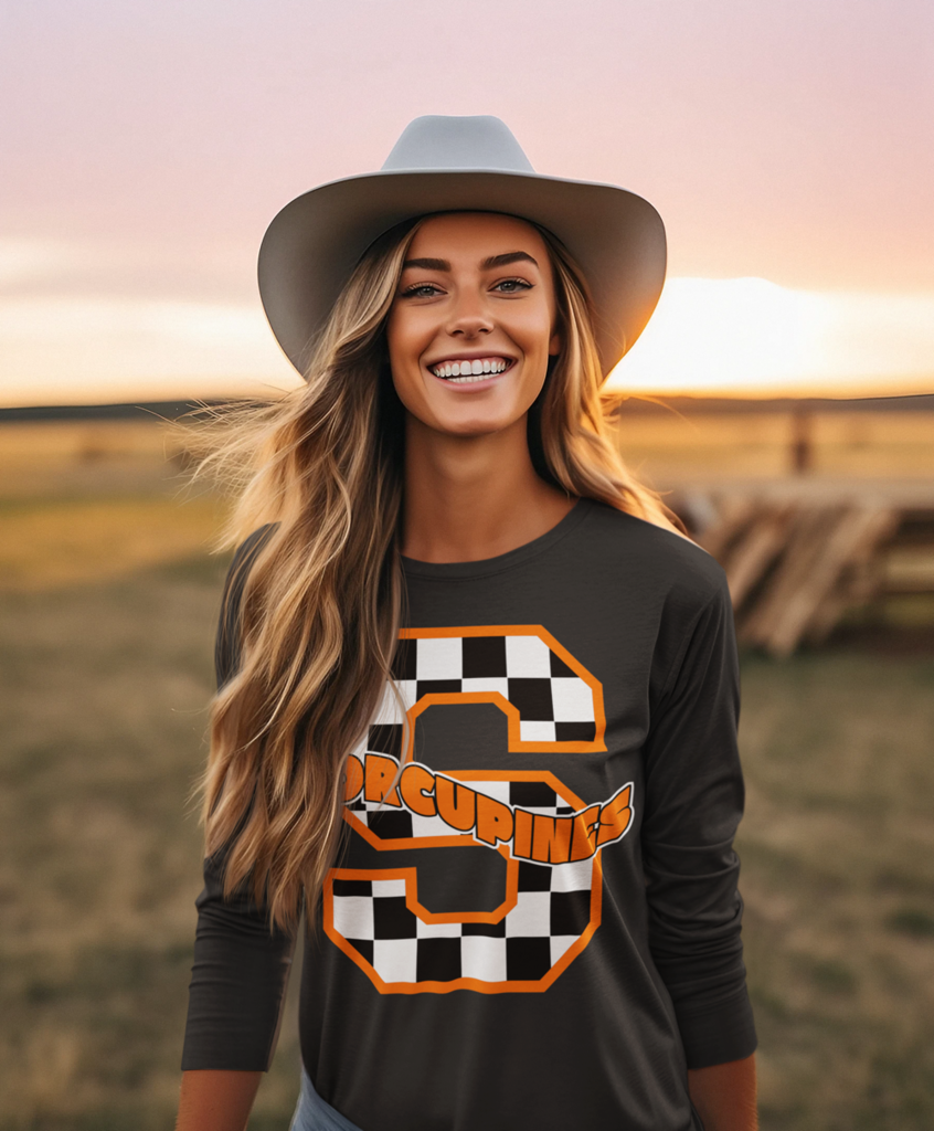 SP1031C - Checker S Wavy Porcupines