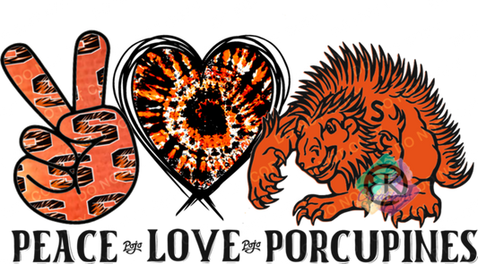 SP1040 - PEACE LOVE PORCUPINES