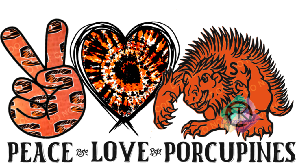 SP1040 - PEACE LOVE PORCUPINES
