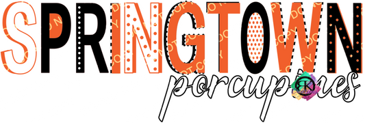 SP1138 - POKE-A-DOT & STRIP SPRINGTOWN PORCUPINES