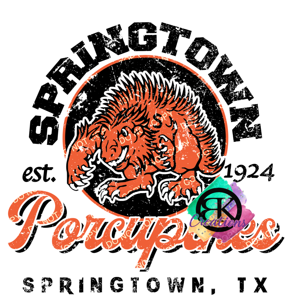 SP1114 - ESTABLISHED SPRINGTOWN PORCUPINES