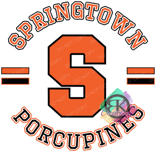 SP1107 - S SPRINGTOWN PORCUPINES VARSITY