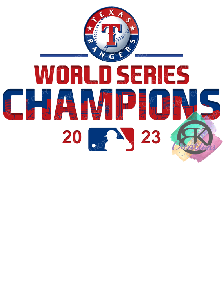 A1000 - Rangers - World Series Champions-1