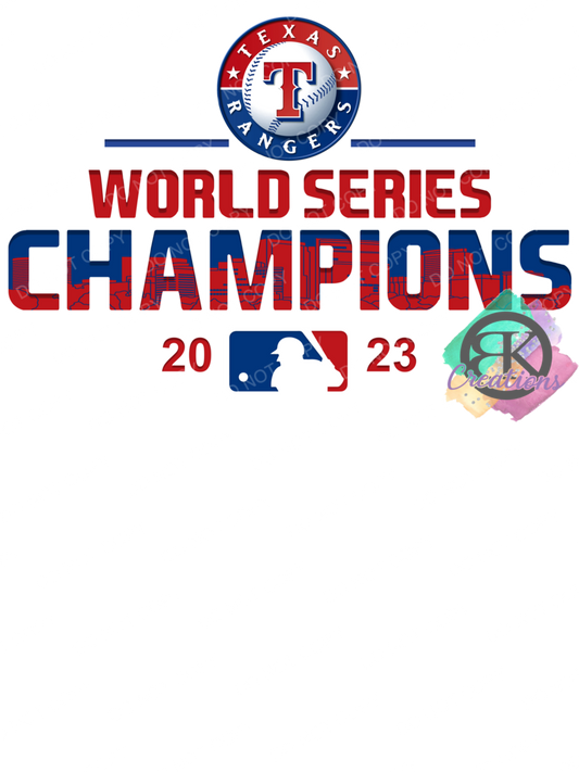 A1000 - Rangers - World Series Champions-1