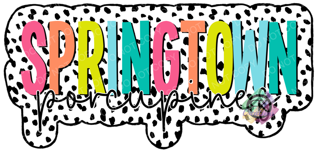 SP1075 - SPRINGTOWN PORCUPINES ON SPOTS