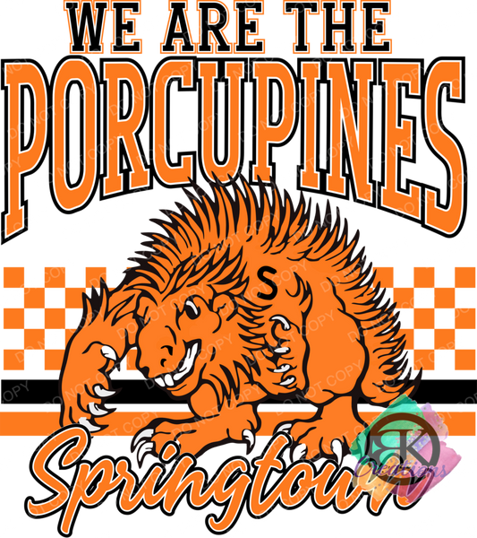 SP1182 - WE ARE PORCUPINES CHECKER