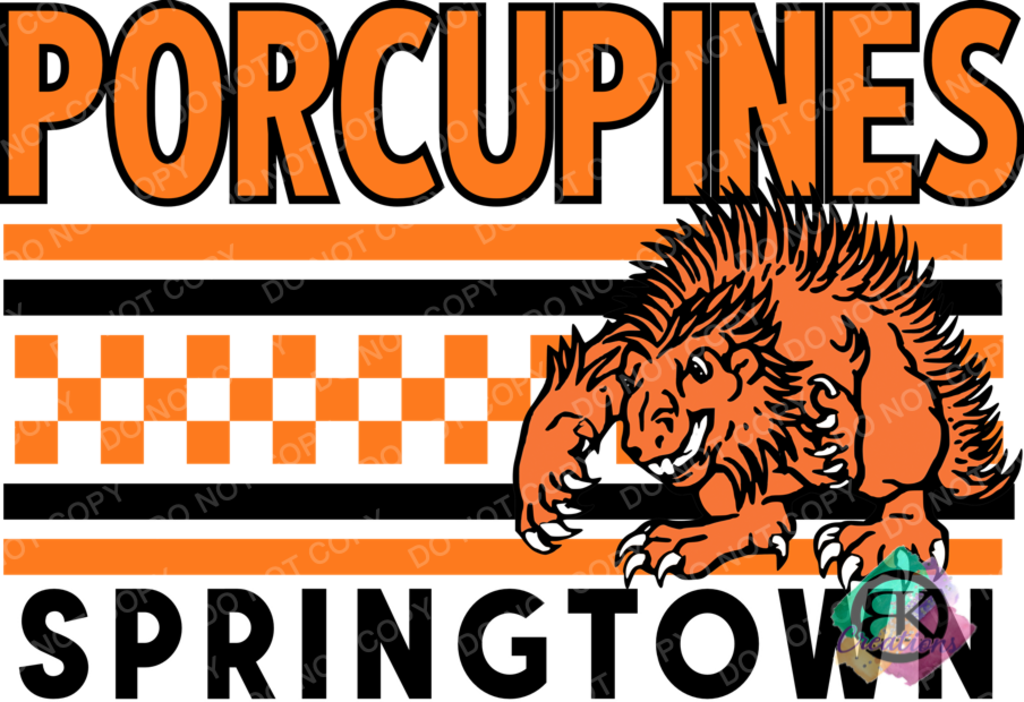 SP1190 - Springtown Porcupines Checkers and Lines