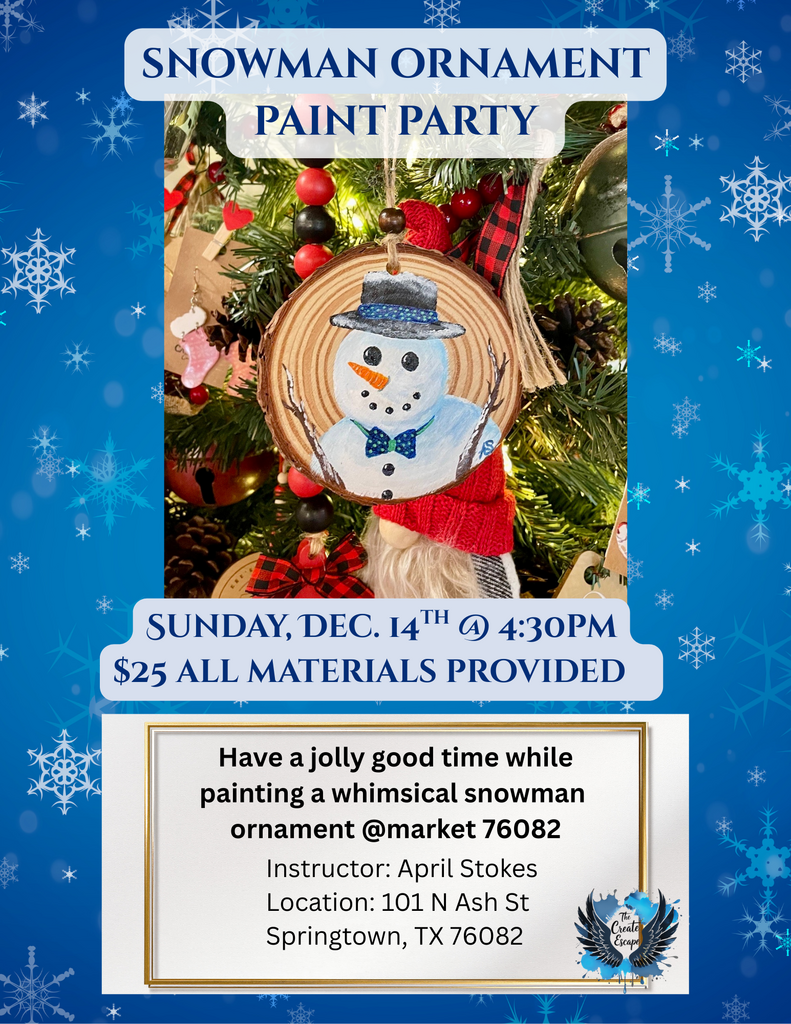 Ornament Paint Party