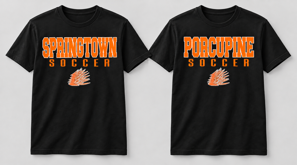Porcupine Soccer Team Shirts