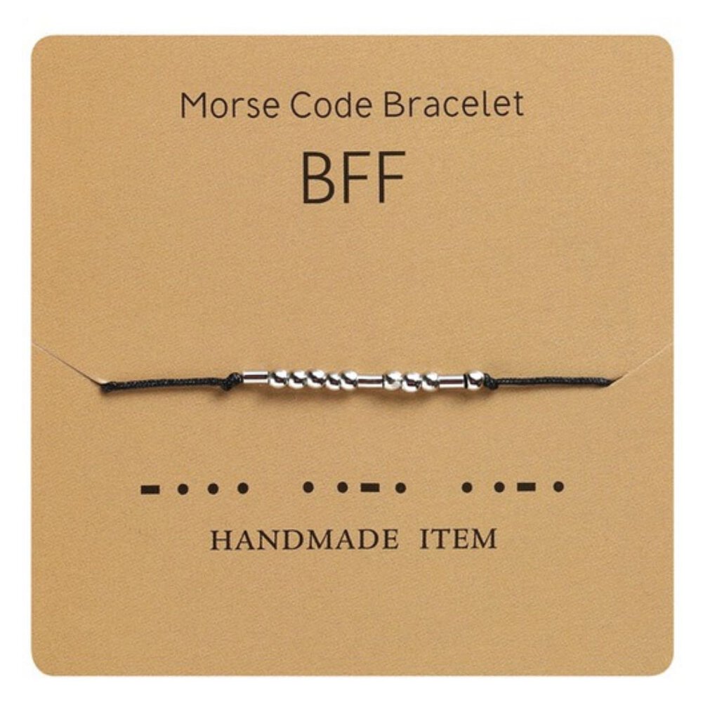 Morse code bracelet