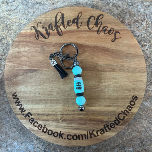 Bar Keychains Teal Mason Jar