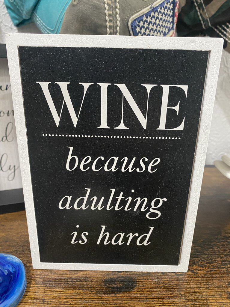 Wood Wine/Coffee Signs