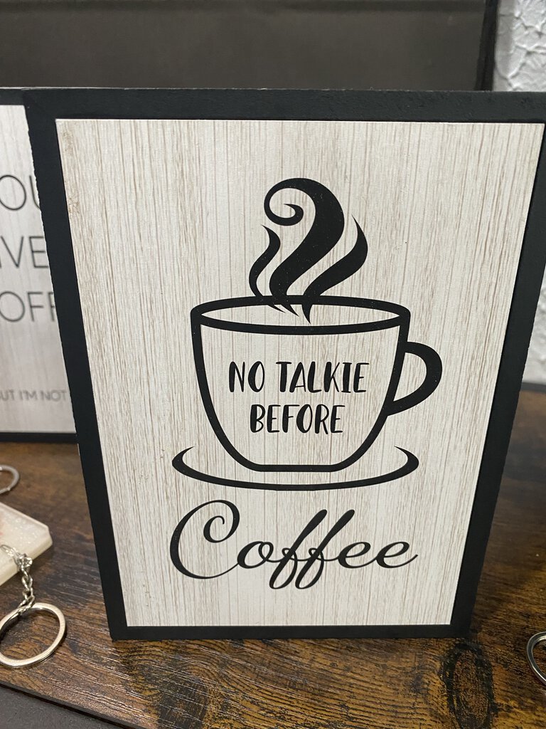 Wood Wine/Coffee Signs