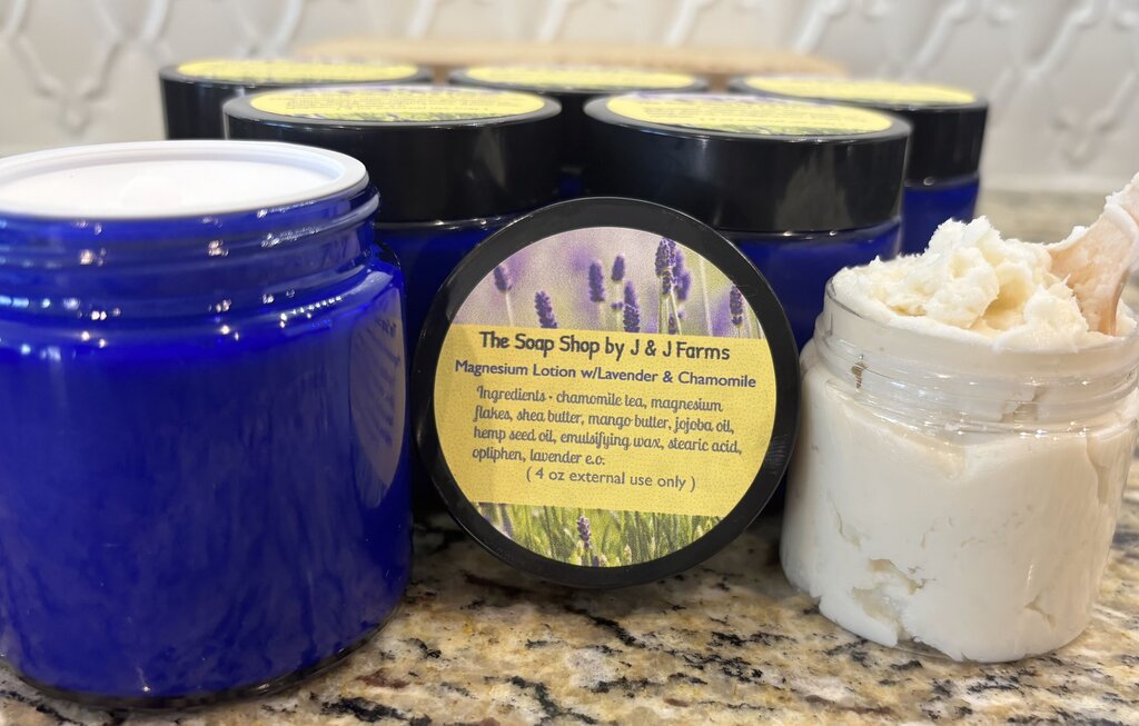 8. Magnesium Lotion w/Lavender & Chamomile
