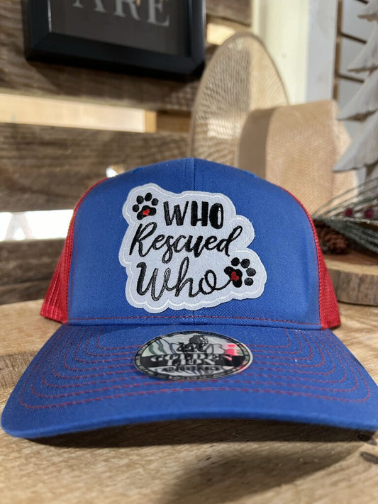 Who Rescued Who Trucker Hat