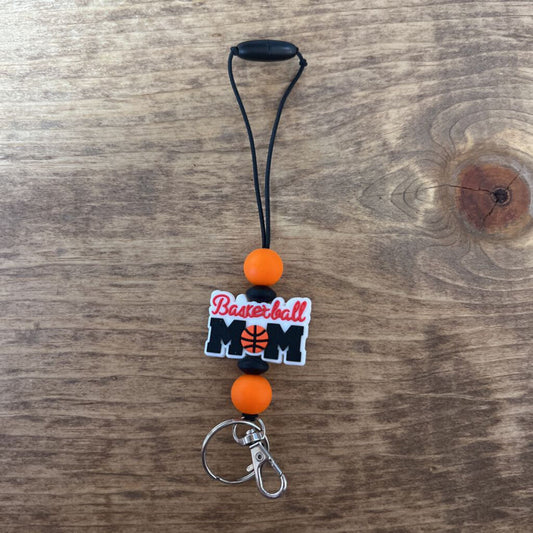 Springtown Car Charm Basketball mom Orange and black