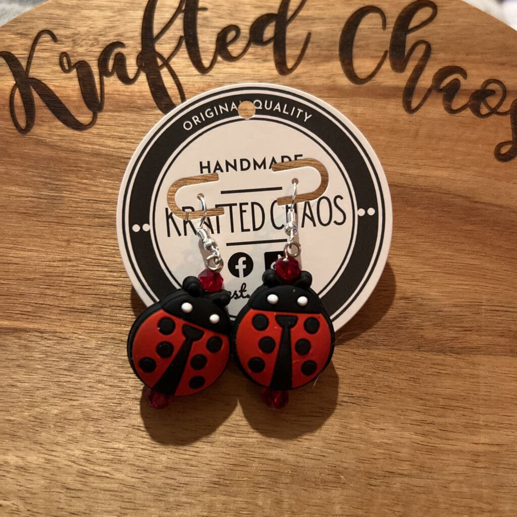 Earrings Lady Bug