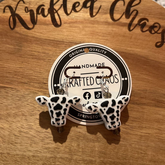 Earrings Cow