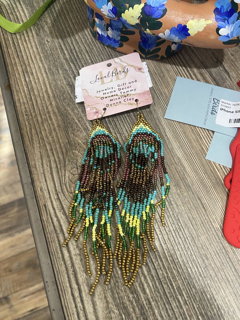 Beaded Shag Earrings