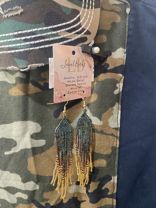 Beaded Shag Earrings