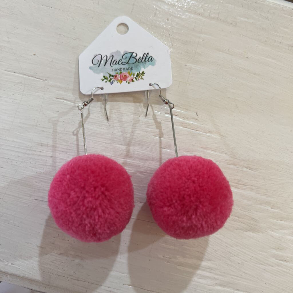 MRK - Pom Pom Earrings