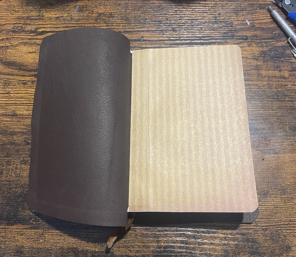 Deerskin Leather Blank Page Notebook