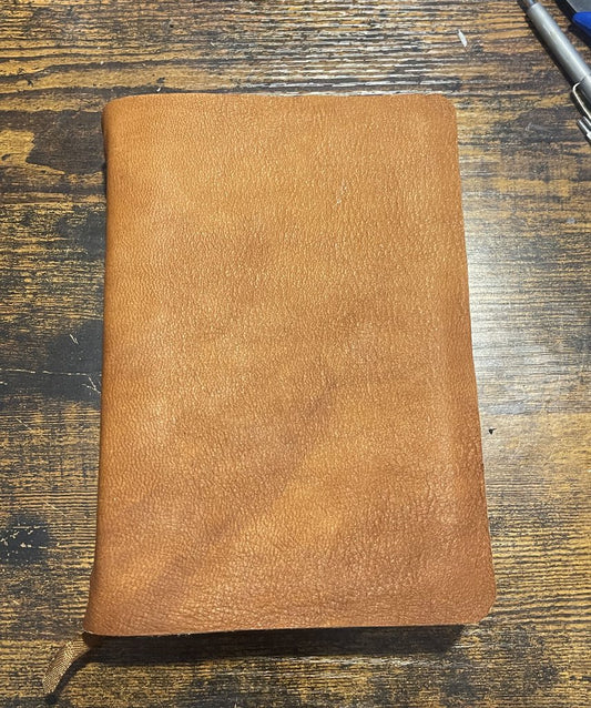 Deerskin Leather Blank Page Notebook