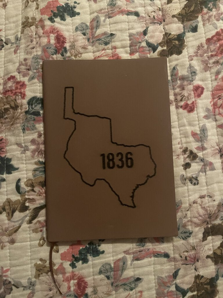 Leather Notebook Republic of Texas