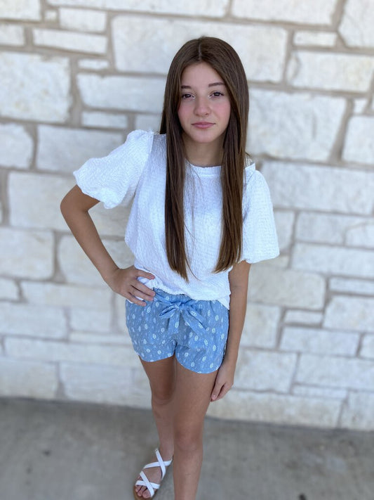 Girls' Paperbag Shorts