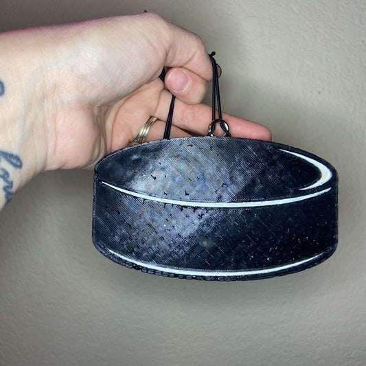 Hockey Puck Freshie in Black Ice Scent