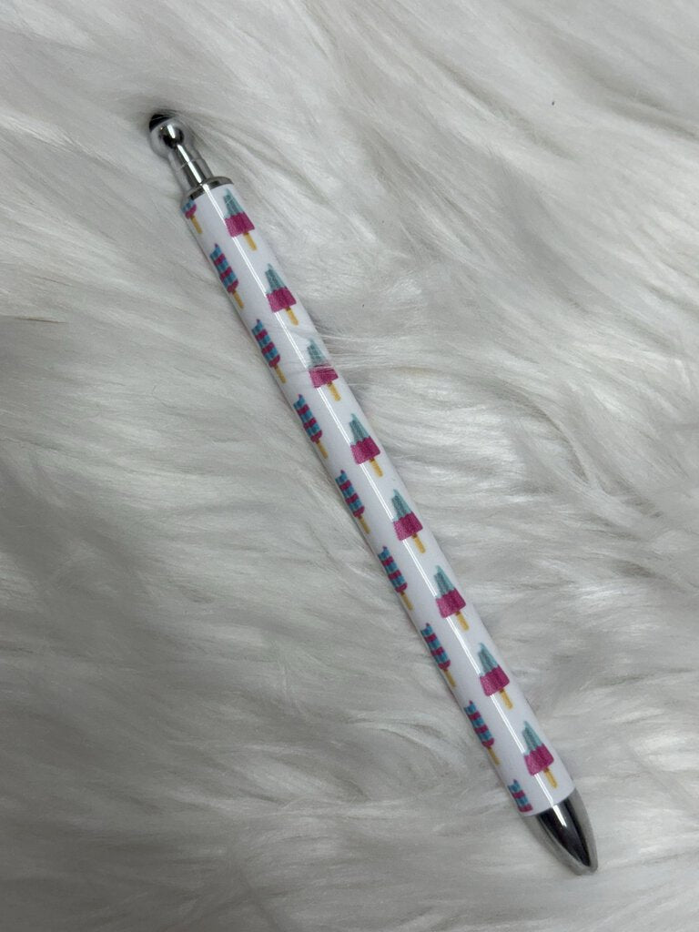 PENS - GEL - METAL CHAMBER WITH REFILL - POPSICLES