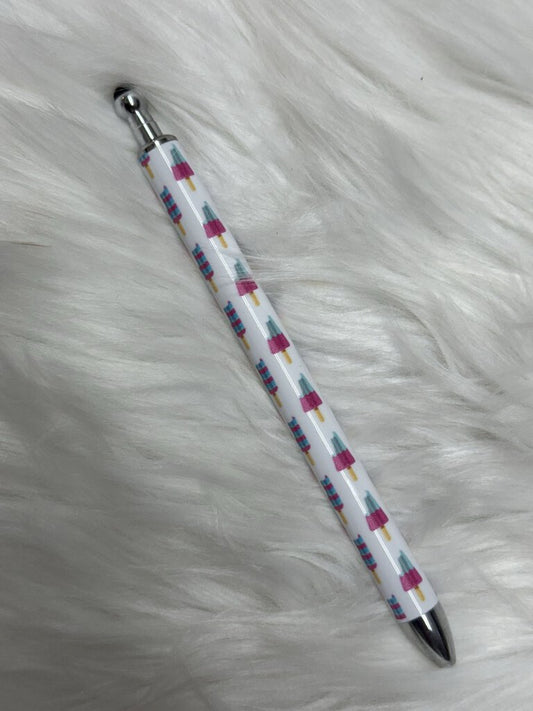 PENS - GEL - METAL CHAMBER WITH REFILL - POPSICLES