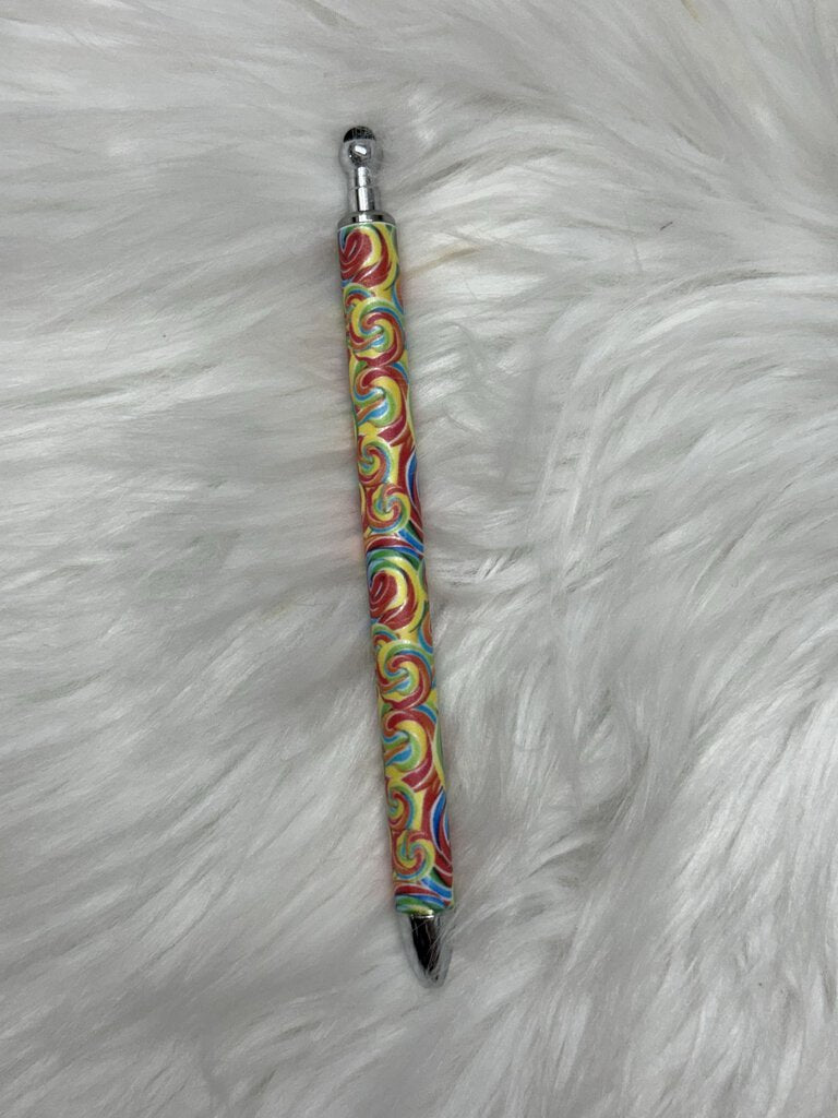 PENS - GEL - METAL CHAMBER WITH REFILL - LOLLIPOP