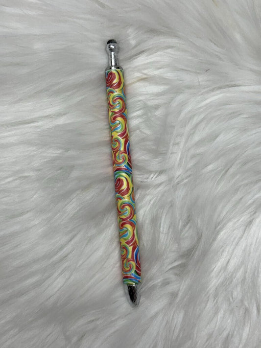 PENS - GEL - METAL CHAMBER WITH REFILL - LOLLIPOP