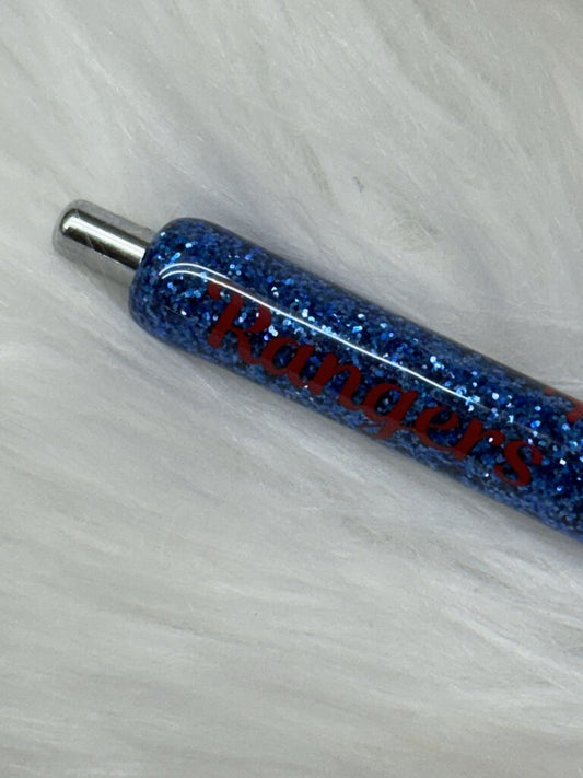 GLITTER GEL PEN - BASEBALL LACE