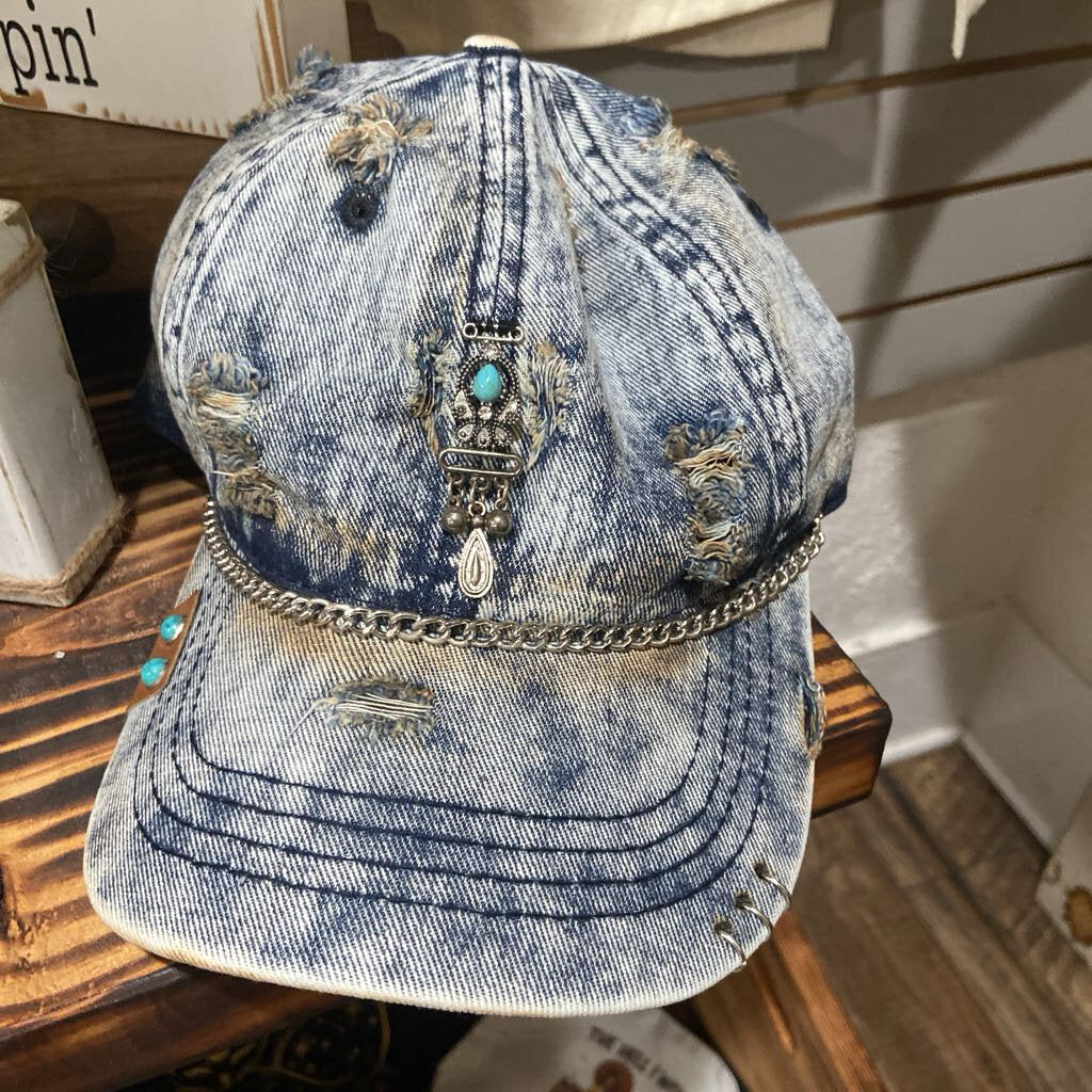 Blue Denim Hat